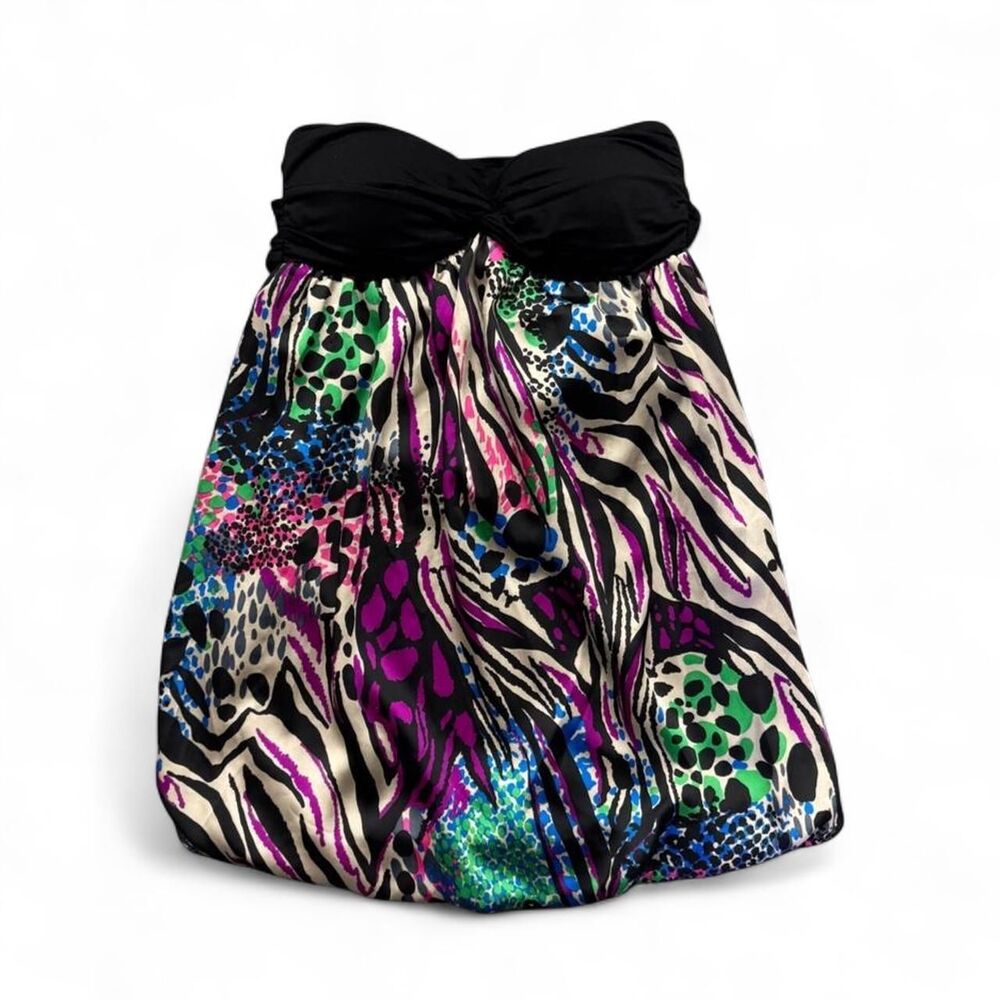 Twenty One Women's Mixed Animal Print Halter Neck Mini Dress